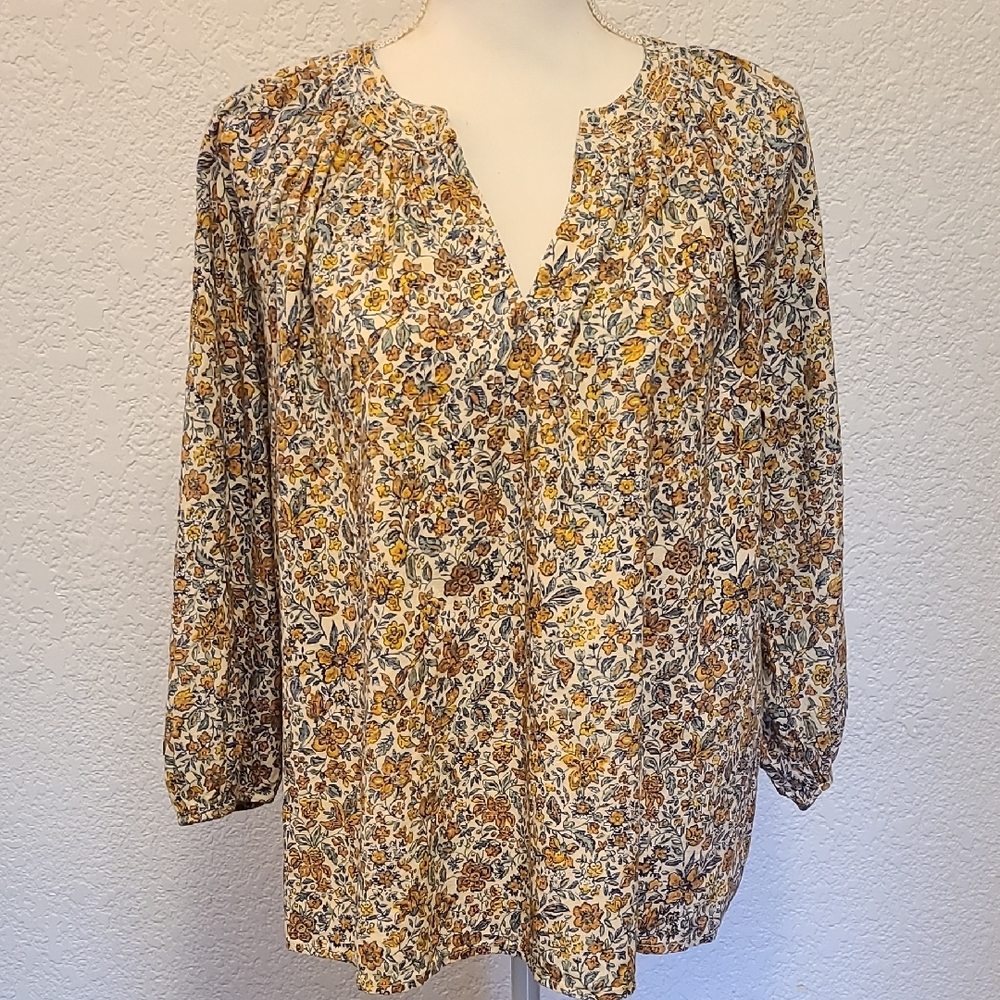 Universal Thread Floral Boho Top, S